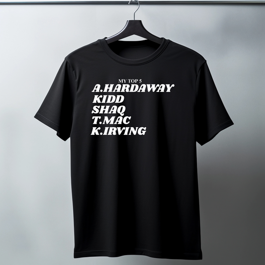 Create Your Top 5 Tshirt