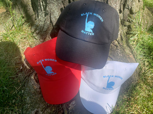 Blue Black Women Matter Dad Hats