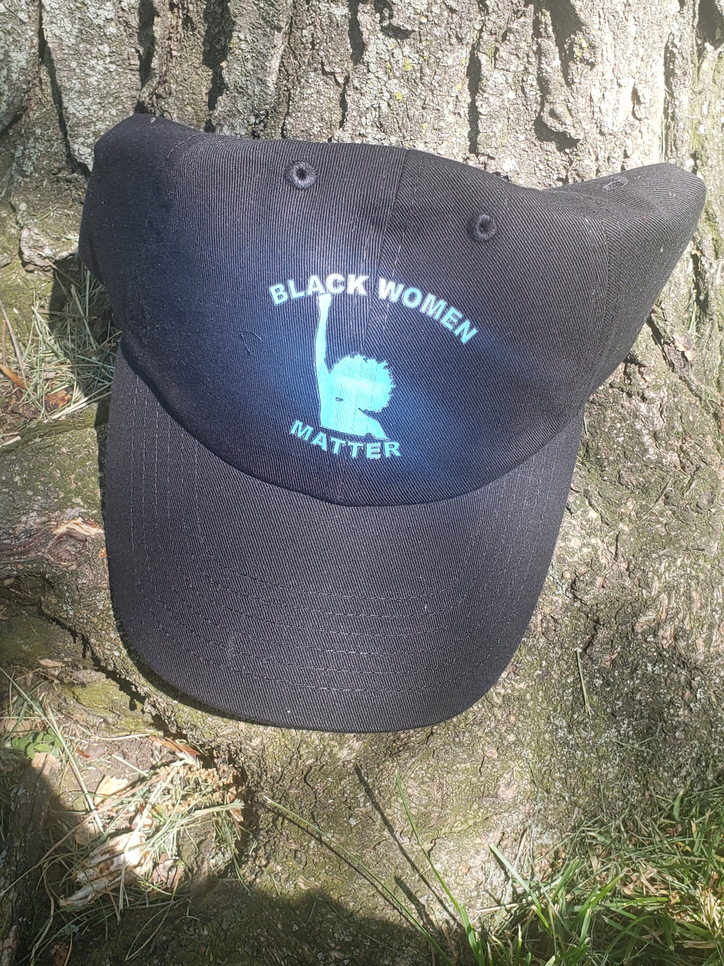 Blue Black Women Matter Dad Hats
